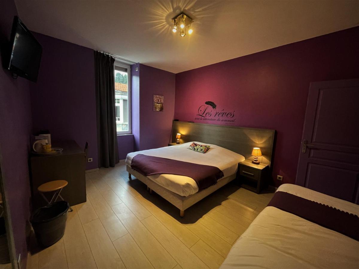 Hotel-Restaurant Des Voyageurs Le Cheylard Eksteriør billede
